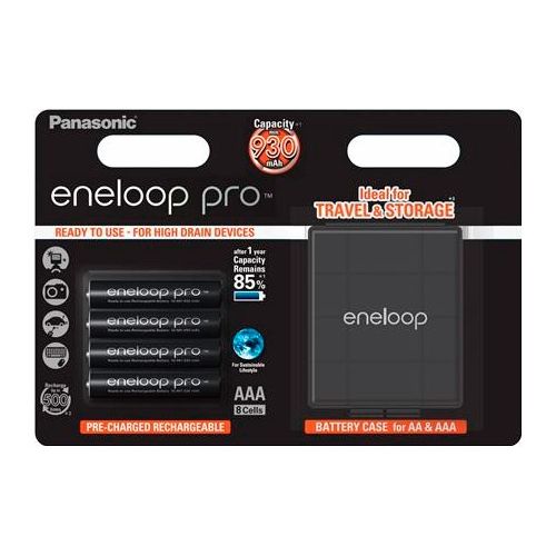 Аккумулятор Panasonic Eneloop Pro AAA 930 mAh 4BP+Case