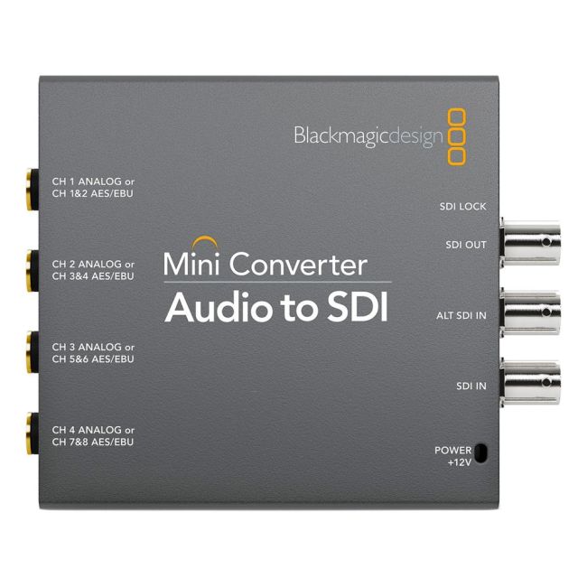 Конвертер Blackmagic Mini Converter Audio to SDI купити в tv-project
