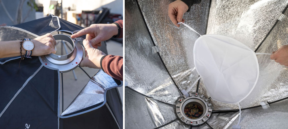 Софтбокс Aputure Light Octadome 120 фото в описание 1