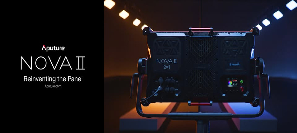 LED панель студійного світла Aputure NOVA II 2x1 фото в опис 1