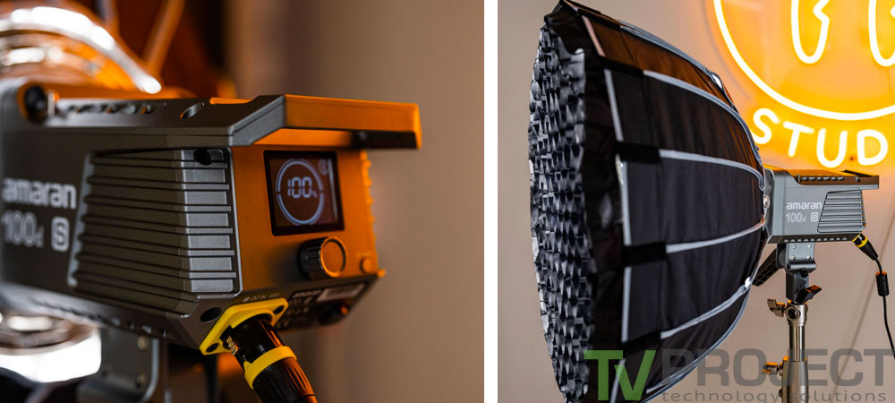 LED прожектор Aputure Amaran 100d S фото в описание 2 