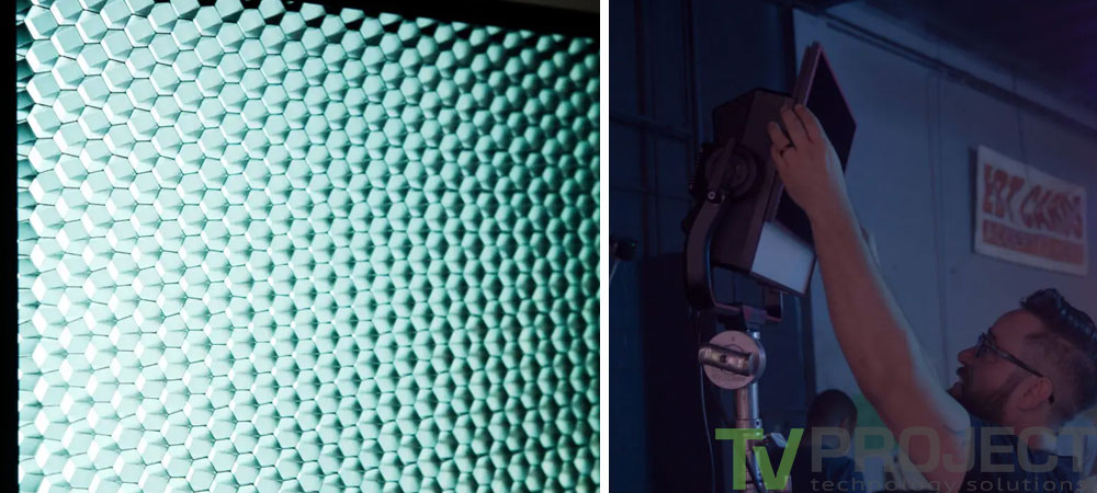 Грид Aputure Nova P600c 45° Metal Grid фото в описание 1