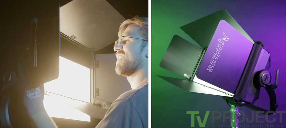 Шторки Aputure Nova P600c Barndoors фотов описание 2