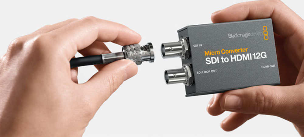Blackmagic Micro Converter SDI to HDMI 12G wPSU Конвертер фото в описание 1