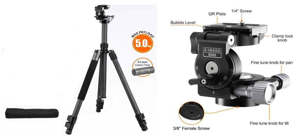 Штатив E-Image TC304 фото в опис 1