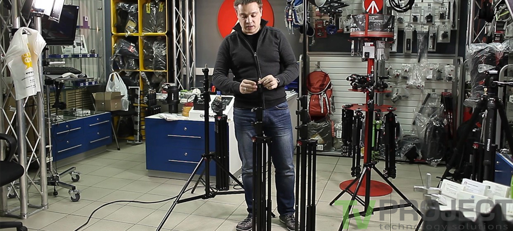 Студийная стойка Manfrotto 1005BAC фото в описание 1 