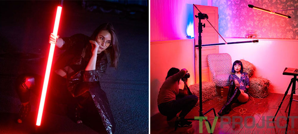 LED трубки Nanlite PavoTube II 15C 2-Foot RGBWW LED Tube 4-Light Kit фото в описание 1