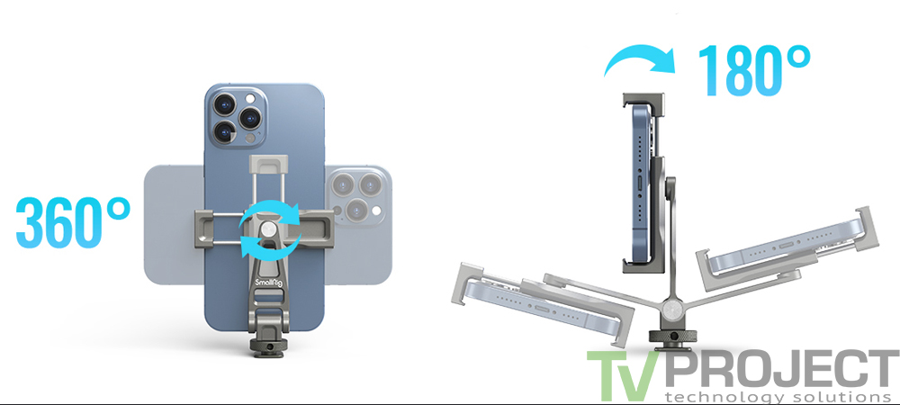 Тримач для телефону SmallRig Multifunctional Universal Metal Smartphone Holder фото в опис 1