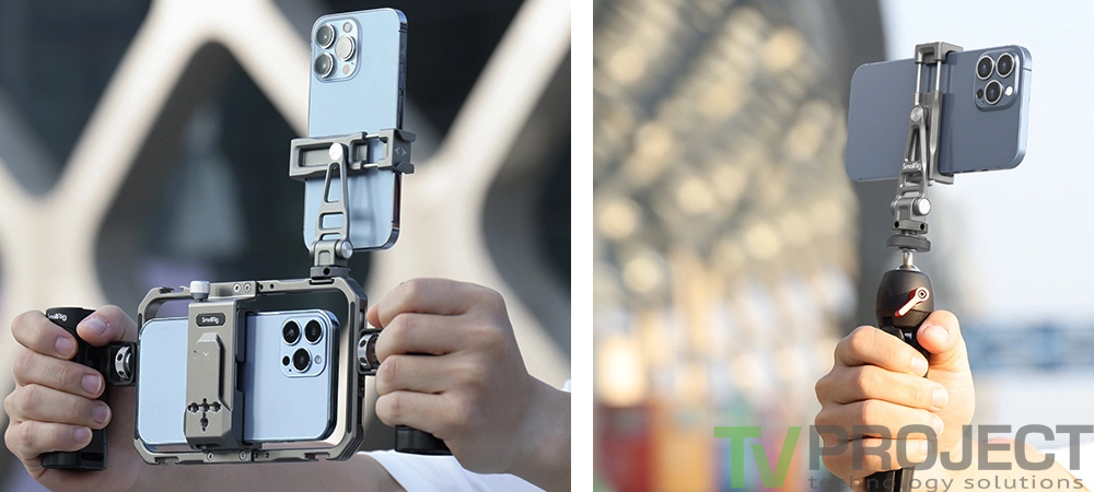 Держатель для телефона SmallRig Multifunctional Universal Metal Smartphone Holder фото в описание 1 