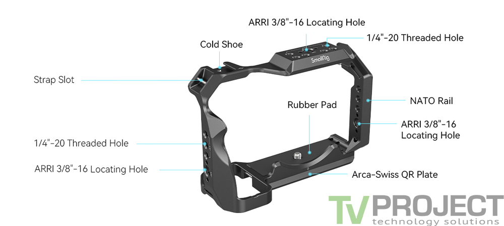 SmallRig Cage for Nikon Z5/Z6/Z7/Z6II/Z7II 2926B фото в описание 2 