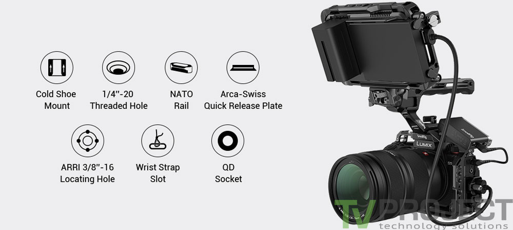 Клетка для камеры SmallRig Cage for Panasonic LUMIX S5 II фото в описание 2