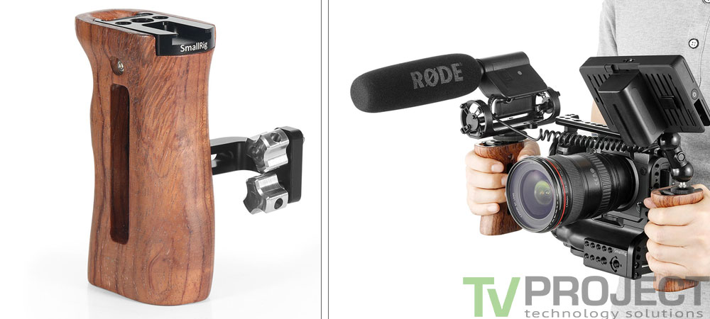 Ручка для клеток SmallRig Wooden Universal Side Handle HSN2093C фото в описание 1